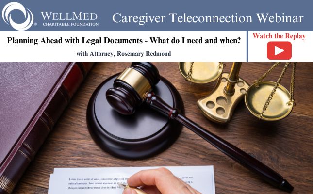 Planning Ahead with Legal Documents – What do I need and when? Planning Ahead with Legal Documents – What do I need and when?