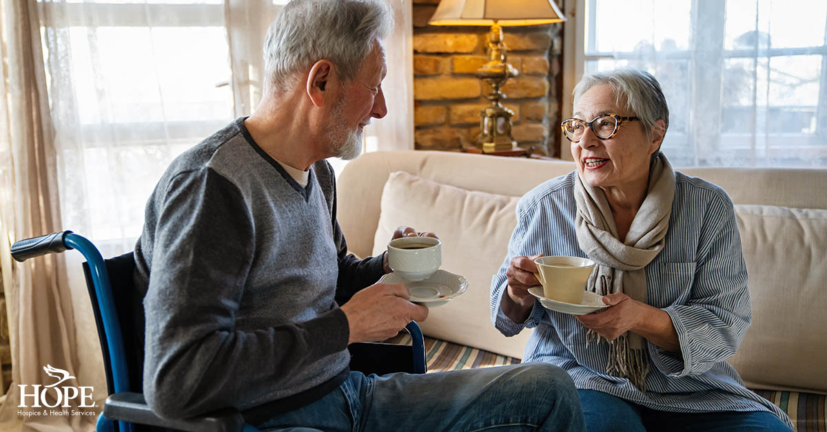 How can a hospice chaplain support a patient who is not religious?
